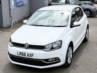 USED 2016 66 VOLKSWAGEN POLO 1.2 TSI BlueMotion Tech Match Hatchback 5dr Petrol Manual Euro 6 (s/s) (90 ps) 