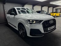 USED 2022 22 AUDI Q7 3.0 TDI V6 45 Black Edition SUV 5dr Diesel Tiptronic quattro Euro 6 (s/s) (231 ps) 7 SEATS + CARPLAY/ANDROID AUTO