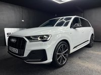 USED 2022 22 AUDI Q7 3.0 TDI V6 45 Black Edition SUV 5dr Diesel Tiptronic quattro Euro 6 (s/s) (231 ps) 7 SEATS + CARPLAY/ANDROID AUTO