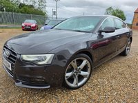 USED 2014 14 AUDI A5 2.0 TDI SE Technik Sportback 5dr Diesel Manual quattro Euro 5 (s/s) (177 ps) LEATHER+NAV+DAB+CLIMATE+CRUISE+FSH+2KEYS
