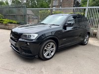 USED 2013 63 BMW X3 3.0 30d M Sport SUV 5dr Diesel Auto xDrive Euro 5 (s/s) (258 ps) 