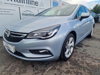 USED 2016 16 VAUXHALL ASTRA 1.4i Turbo SRi Euro 6 5dr LOW MILEAGE*BLUETOOTH*HISTORY