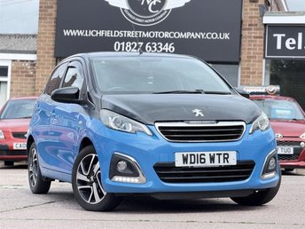 2016 PEUGEOT 108 1.2 PureTech Allure Hatchback 5dr Petrol Manual Euro 6 (82 ps) &pound;5489.00