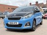 USED 2016 16 PEUGEOT 108 1.2 PureTech Allure Hatchback 5dr Petrol Manual Euro 6 (82 ps) French Blue + Low Miles