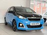 USED 2016 16 PEUGEOT 108 1.2 PureTech Allure Hatchback 5dr Petrol Manual Euro 6 (82 ps) French Blue + Low Miles