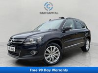 USED 2016 16 VOLKSWAGEN TIGUAN 2.0 TDI BlueMotion Tech Match Edition SUV 5dr Diesel DSG 4WD Euro 6 (s/s) (150 ps) WARRANTY+HPI+PARK SENSORS+SATNAV