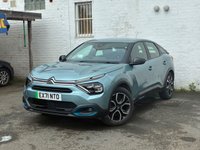 USED 2021 71 CITROEN e-C4 50kWh Sense Plus Hatchback 5dr Electric Auto (136 ps) THIS AUTOMATIC ELECTRIC E-C4 SENSE+ COMES WITH APPLE CAR PLAY, TOUCH SCREEN MEDIA, REVERSE CAMERA, POWER FOLDING MIRRORS, AN MOT UNTIL JUNE 2027, COMPREHENSIVE SERVICE HISTORY