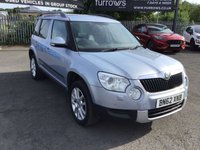 USED 2012 62 SKODA YETI 2.0 TDI Elegance SUV 5dr Diesel Manual 4WD Euro 5 (170 ps) 8 MAIN DEALER SERVICE STAMPS