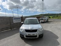 USED 2012 62 SKODA YETI 2.0 TDI Elegance SUV 5dr Diesel Manual 4WD Euro 5 (170 ps) 8 MAIN DEALER SERVICE STAMPS