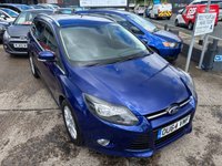 USED 2014 64 FORD FOCUS 1.0T EcoBoost Titanium Navigator Estate 5dr Petrol Manual Euro 5 (s/s) (125 ps) FSH + CRUISE + SAT NAV + 1 OWNER + ULEX + &pound;20 TAX