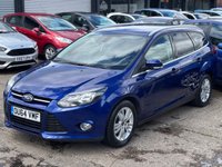 USED 2014 64 FORD FOCUS 1.0T EcoBoost Titanium Navigator Estate 5dr Petrol Manual Euro 5 (s/s) (125 ps) FSH + CRUISE + SAT NAV + 1 OWNER + ULEX + &pound;20 TAX
