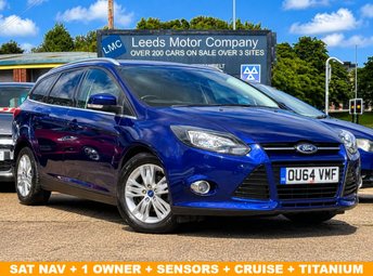 2014 FORD FOCUS 1.0T EcoBoost Titanium Navigator Estate 5dr Petrol Manual Euro 5 (s/s) (125 ps) £5995.00