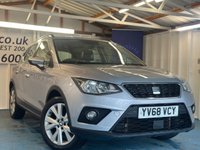 USED 2019 68 SEAT ARONA 1.0 TSI SE Technology SUV 5dr Petrol Manual Euro 6 (s/s) (115 ps)+2 KEYS+1 FORMER KEEPER+CAMERA+NAV+APPLE CAR PLAY+ANDROID AUTO+DAB+HPI CLEAR REPORT & FULL VALET, VOSA MOT HISTORY PRINT OUT, PX WELCOME, FULL DEALER FACILITIES , GOOD MPG 2 KEYS+1 FORMER KEEPER+CAMERA+NAV+APPLE CAR PLAY+ANDROID AUTO+DAB+HPI CLEAR