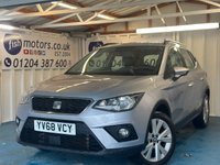 USED 2019 68 SEAT ARONA 1.0 TSI SE Technology SUV 5dr Petrol Manual Euro 6 (s/s) (115 ps)+2 KEYS+1 FORMER KEEPER+CAMERA+NAV+APPLE CAR PLAY+ANDROID AUTO+DAB+HPI CLEAR REPORT & FULL VALET, VOSA MOT HISTORY PRINT OUT, PX WELCOME, FULL DEALER FACILITIES , GOOD MPG 2 KEYS+1 FORMER KEEPER+CAMERA+NAV+APPLE CAR PLAY+ANDROID AUTO+DAB+HPI CLEAR