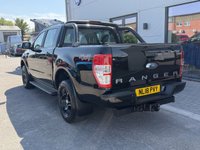 USED 2018 18 FORD RANGER 2.2 TDCi Black Edition Pickup Double Cab 4dr Diesel Auto 4WD Euro 6 (160 ps) 
