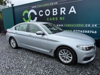 USED 2017 BMW 5 SERIES 2.0 520d SE Saloon 4dr Diesel Auto Euro 6 (s/s) (190 ps) *** FSH - SAT NAV - HEATED LEATHER SEATS ***