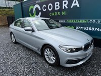 USED 2017 BMW 5 SERIES 2.0 520d SE Saloon 4dr Diesel Auto Euro 6 (s/s) (190 ps) *** FSH - SAT NAV - HEATED LEATHER SEATS ***