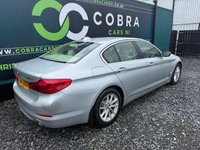 USED 2017 BMW 5 SERIES 2.0 520d SE Saloon 4dr Diesel Auto Euro 6 (s/s) (190 ps) *** FSH - SAT NAV - HEATED LEATHER SEATS ***