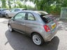 USED 2018 68 FIAT 500C 1.2 Lounge Convertible 2dr Petrol Dualogic Euro 6 (s/s) (69 bhp) Automatic *&pound;1,875 of factory fitted upgraded extras including; 7in HD Touchscreen Radio with 3D Navigation & DAB Radio, Automatic Climate Control, 7in TFT Instrument Cluster, 16in Alloy Wheels, Chrome Finished Door Mirror Covers, Chrome Bonnet Trim & Electroclash Grey Metallic Paintwork*