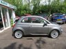 USED 2018 68 FIAT 500C 1.2 Lounge Convertible 2dr Petrol Dualogic Euro 6 (s/s) (69 bhp) Automatic *&pound;1,875 of factory fitted upgraded extras including; 7in HD Touchscreen Radio with 3D Navigation & DAB Radio, Automatic Climate Control, 7in TFT Instrument Cluster, 16in Alloy Wheels, Chrome Finished Door Mirror Covers, Chrome Bonnet Trim & Electroclash Grey Metallic Paintwork*