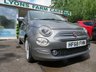 USED 2018 68 FIAT 500C 1.2 Lounge Convertible 2dr Petrol Dualogic Euro 6 (s/s) (69 bhp) Automatic *&pound;1,875 of factory fitted upgraded extras including; 7in HD Touchscreen Radio with 3D Navigation & DAB Radio, Automatic Climate Control, 7in TFT Instrument Cluster, 16in Alloy Wheels, Chrome Finished Door Mirror Covers, Chrome Bonnet Trim & Electroclash Grey Metallic Paintwork*