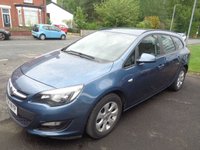 USED 2014 14 VAUXHALL ASTRA 1.7 CDTi ecoFLEX Design Sports Tourer 5dr Diesel Manual Euro 5 (s/s) (130 ps) 