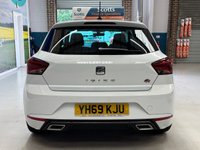 USED 2019 69 SEAT IBIZA 1.0 MPI FR Hatchback 5 Door Petrol Manual White Euro 6 1 Former Keeper +DAB RADIO+BLUETOOTH+CD PLAYER