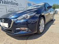 USED 2018 18 MAZDA MAZDA3 2.0 SKYACTIV-G Sport Nav Euro 6 (s/s) 5dr *SAT NAV*BLUETOOTH*S/HISTORY*