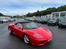 USED 2003 53 FERRARI 360 SPIDER F1 4.3 Auto 490 bhp Rosso Cross with Crema leather, F1 Challenge grill, only 25,000 miles with service history
