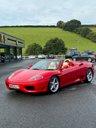USED 2003 53 FERRARI 360 SPIDER F1 4.3 Auto 490 bhp Rosso Cross with Crema leather, F1 Challenge grill, only 25,000 miles with service history