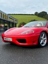 USED 2003 53 FERRARI 360 SPIDER F1 4.3 Auto 490 bhp Rosso Cross with Crema leather, F1 Challenge grill, only 25,000 miles with service history