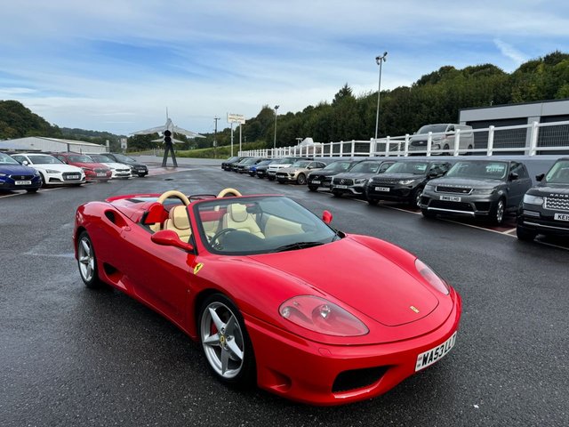 View our Ferrari 360 SPIDER F1 4.3 Auto 490 bhp