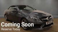 USED 2015 15 MERCEDES-BENZ E-CLASS 2.1 E220 BlueTEC AMG Line Cabriolet 2dr Diesel G-Tronic+ Euro 6 (s/s) (177 ps) 