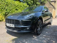 USED 2016 16 PORSCHE MACAN 3.0 TD V6 S PDK 4WD Euro 6 (s/s) 5dr 1 OWNER NEW|2 KEYS|REVERSE CAM