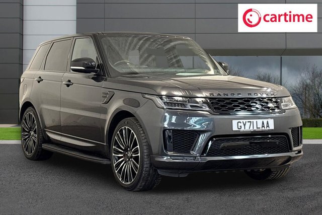 View our Land Rover Range Rover Sport 2.0 P400e 13.1kWh HSE Dynamic Black SUV 5dr Petrol Plug-in Hybrid Auto 4WD Euro 6 (s/s) (404 ps) Panoramic Roof, Rear View Camera, Front / Rear Parking Aid, Touch Pro Duo, Navigation Pro