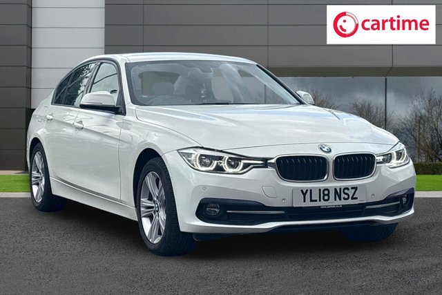 View our BMW 3 Series 2.0 318d Sport Saloon 4dr Diesel Manual Euro 6 (s/s) (150 ps) Reversing Assist Camera, Front / Rear Park Distance Control, Advanced Parking Package, Non Smokers Package, BMW Navigation