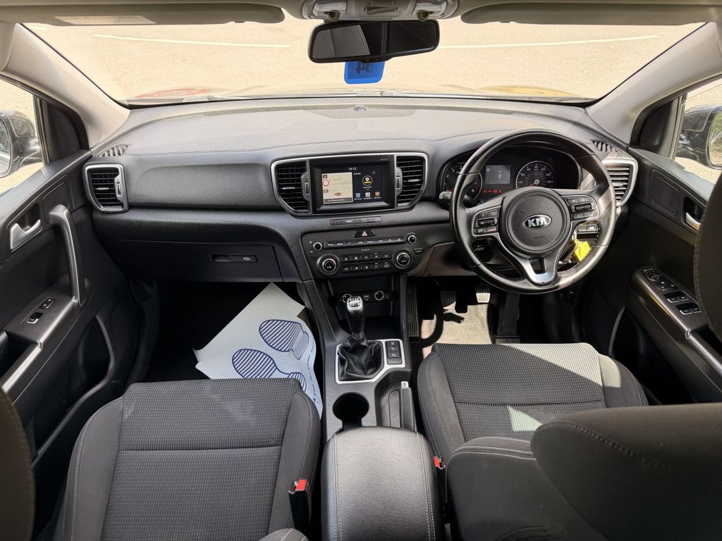 USED 2017 17 KIA SPORTAGE 1.6 GDi 2 SUV 5dr Petrol Manual Euro 6 (s/s) (130 bhp)