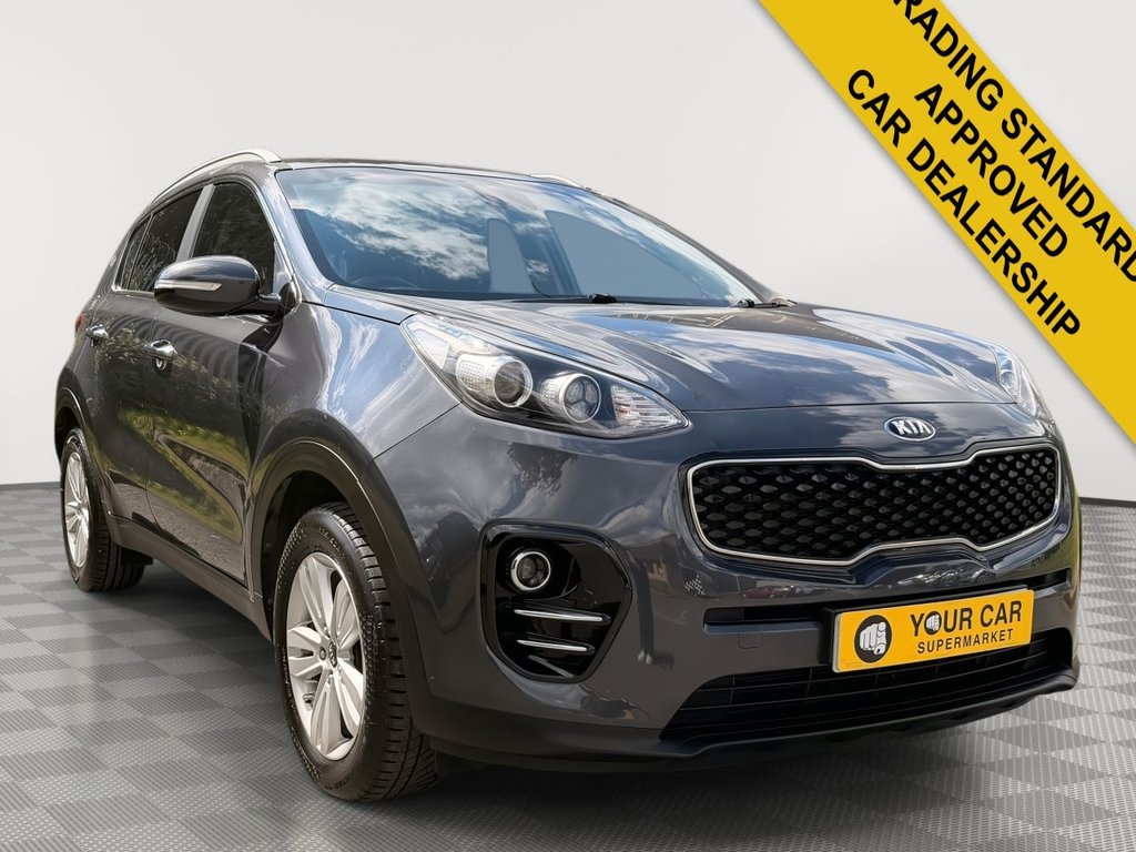USED 2017 17 KIA SPORTAGE 1.6 GDi 2 SUV 5dr Petrol Manual Euro 6 (s/s) (130 bhp)