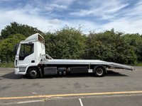 USED 2017 17 IVECO EUROCARGO 6.0 75C18 EURO 6 7.5 TONNE 20FT AMS BEAVERTAIL CAR TRANSPORTER RECOVERY TRUCK BRAND NEW AMS BODY+SKIDS+WINCH