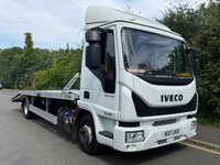USED 2017 17 IVECO EUROCARGO 6.0 75C18 EURO 6 7.5 TONNE 20FT AMS BEAVERTAIL CAR TRANSPORTER RECOVERY TRUCK BRAND NEW AMS BODY+SKIDS+WINCH