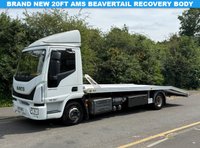 USED 2017 17 IVECO EUROCARGO 6.0 75C18 EURO 6 7.5 TONNE 20FT AMS BEAVERTAIL CAR TRANSPORTER RECOVERY TRUCK BRAND NEW AMS BODY+SKIDS+WINCH