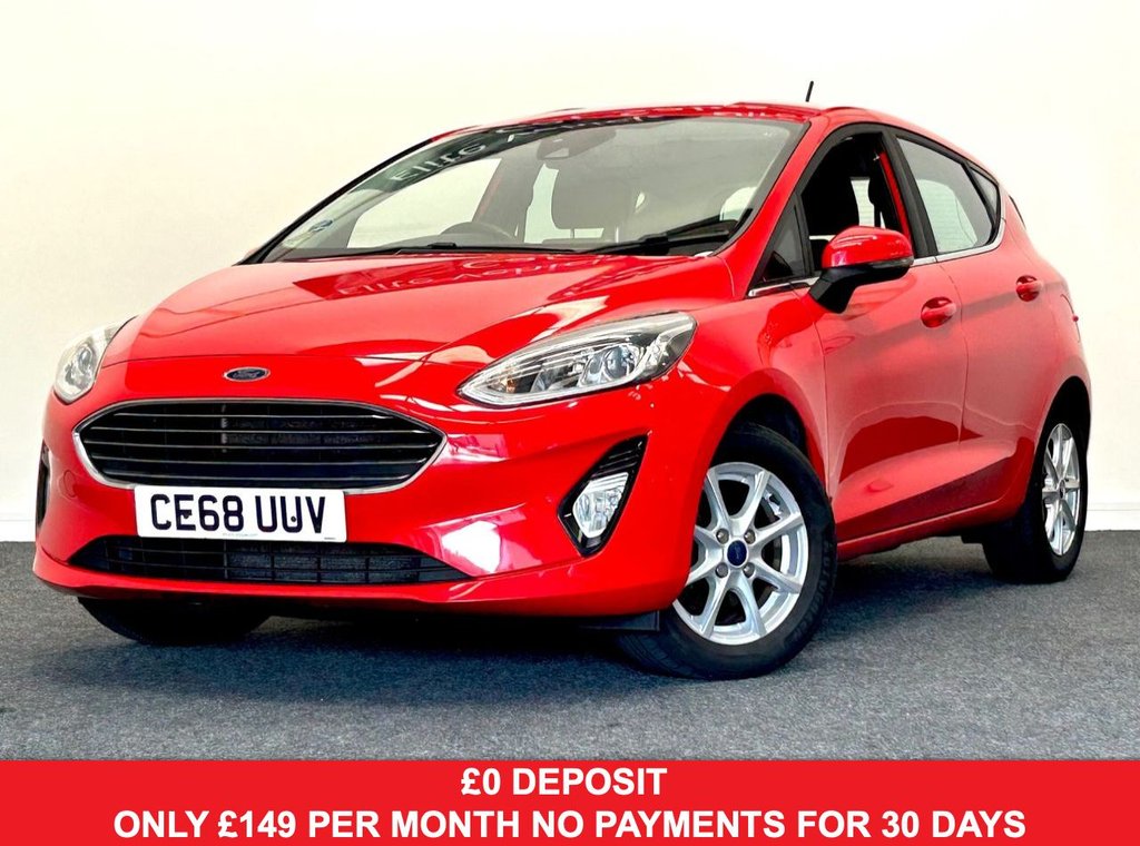 Red 2018 Ford Fiesta Hatchback Front-wheel drive Manual