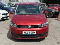 USED 2014 64 VOLKSWAGEN TOURAN 1.6 TDI BlueMotion Tech SE MPV 5dr Diesel DSG Euro 5 (s/s) (105 ps) 