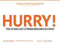 USED 2016 16 CITROEN BERLINGO 1.6 HDi 625 Enterprise Panel Van 5dr Diesel Manual L1 (131 g/km, 75 bhp) CAMBELT DONE AT 104K, NO VAT