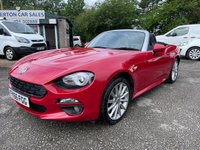 USED 2016 66 FIAT 124 SPIDER 1.4 MultiAir Lusso Convertible 2dr Petrol Euro 6 (140 ps) HEATED LEATHER + FULL SERVICE HISTORY