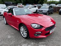 USED 2016 66 FIAT 124 SPIDER 1.4 MultiAir Lusso Convertible 2dr Petrol Euro 6 (140 ps) HEATED LEATHER + FULL SERVICE HISTORY
