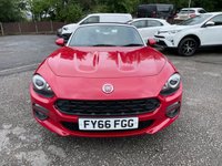 USED 2016 66 FIAT 124 SPIDER 1.4 MultiAir Lusso Convertible 2dr Petrol Euro 6 (140 ps) HEATED LEATHER + FULL SERVICE HISTORY