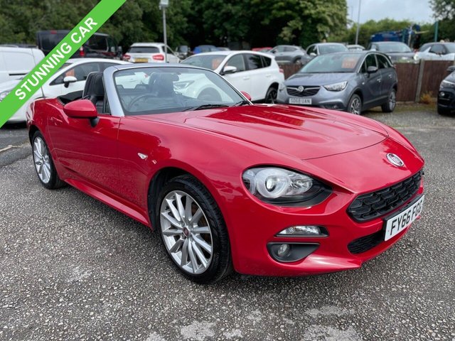View our Fiat 124 Spider 1.4 MultiAir Lusso Convertible 2dr Petrol Euro 6 (140 ps)