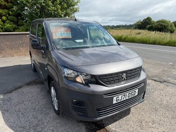2021 PEUGEOT PARTNER 1.5 BlueHDi 1000 Asphalt Premium Standard Panel Van 5dr Diesel EAT8 SWB Euro 6 (s/s) (130 bhp) &pound;15995.00