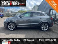 USED 2016 66 AUDI Q3 2.0 TDI S line Plus SUV 5dr Diesel S Tronic quattro Euro 6 (s/s) (184 ps) 1 OWNER FROM NEW, FULL AUDI SERVICE HISTORY WITH TIMING BELT CHANGE 42K, 2 KEYS, BOOK PACK, SERVICED IF REQUIRED AND A MINIMUM OF 9 MONTHS MOT WITHIN THE SALE